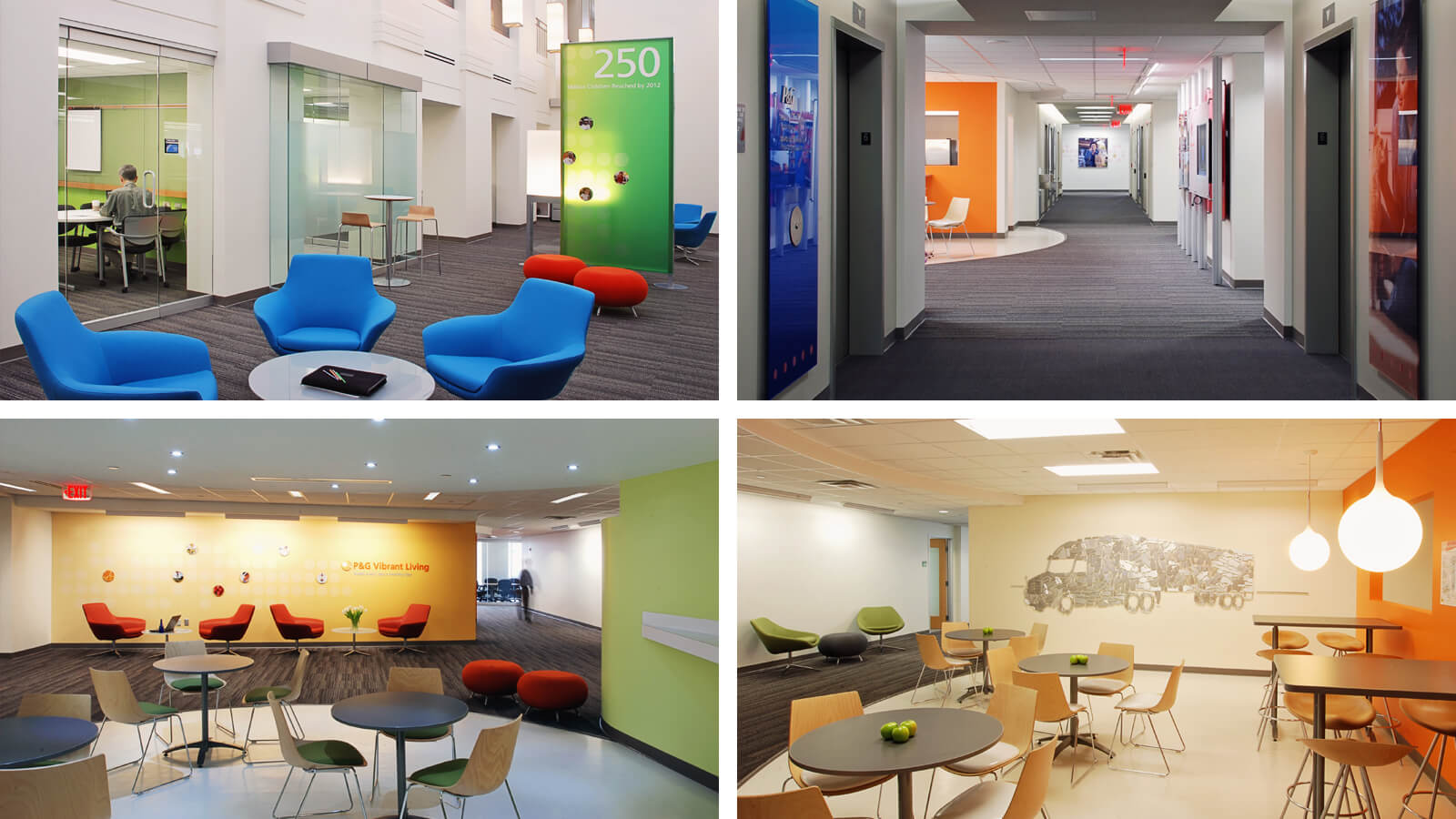 Procter and Gamble P&G - Cincinnati Commercial Interior Design Portfolio